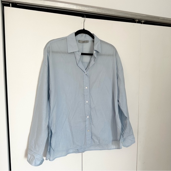 Vince Button Down Shirt - Light Blue - Picture 4 of 7